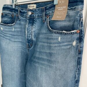 Madewell Low-Slung Baggy Jeans - Light Blue